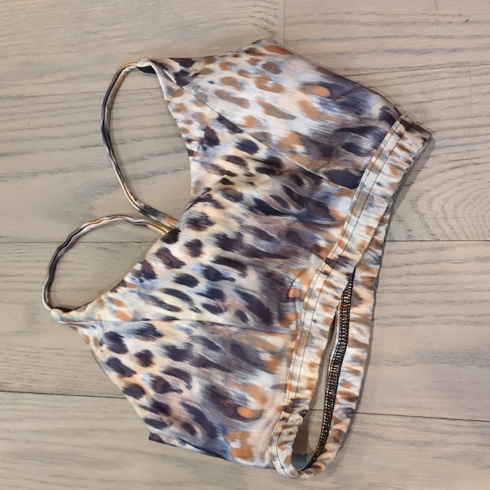 Onzie desert leopard sports bra